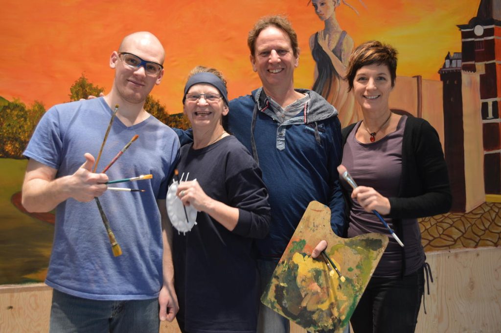 La fresque de Diff-Art prend forme… - La Nouvelle Union et L’Avenir de ...