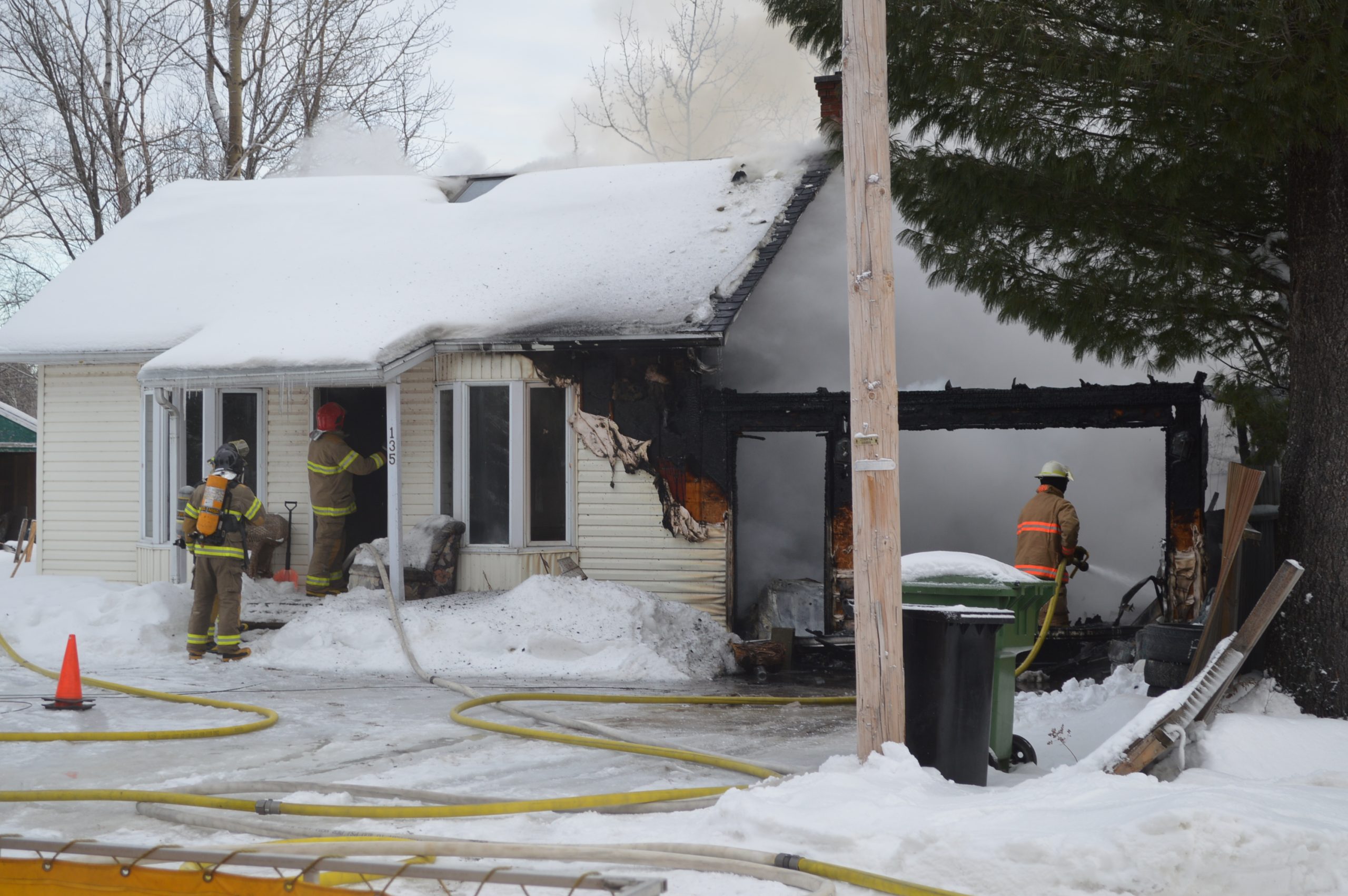 Une résidence flambe à SaintLouisdeBlandford La Nouvelle Union et