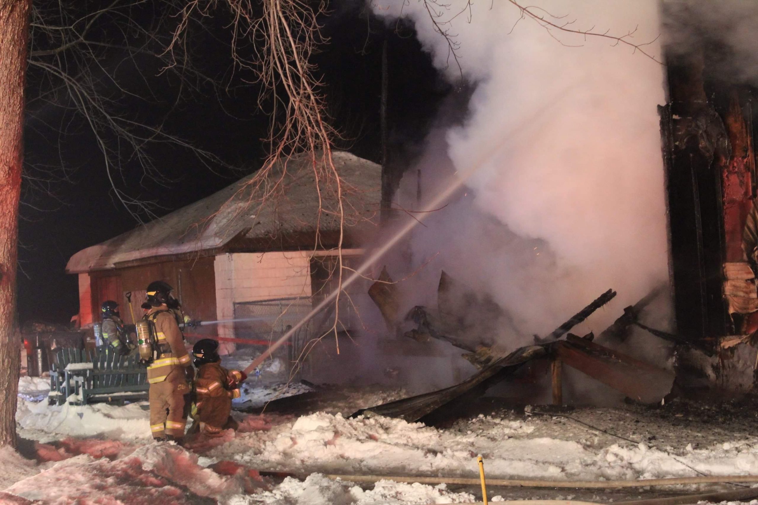 SainteClotildedeHorton incendie d'origine indéterminée La