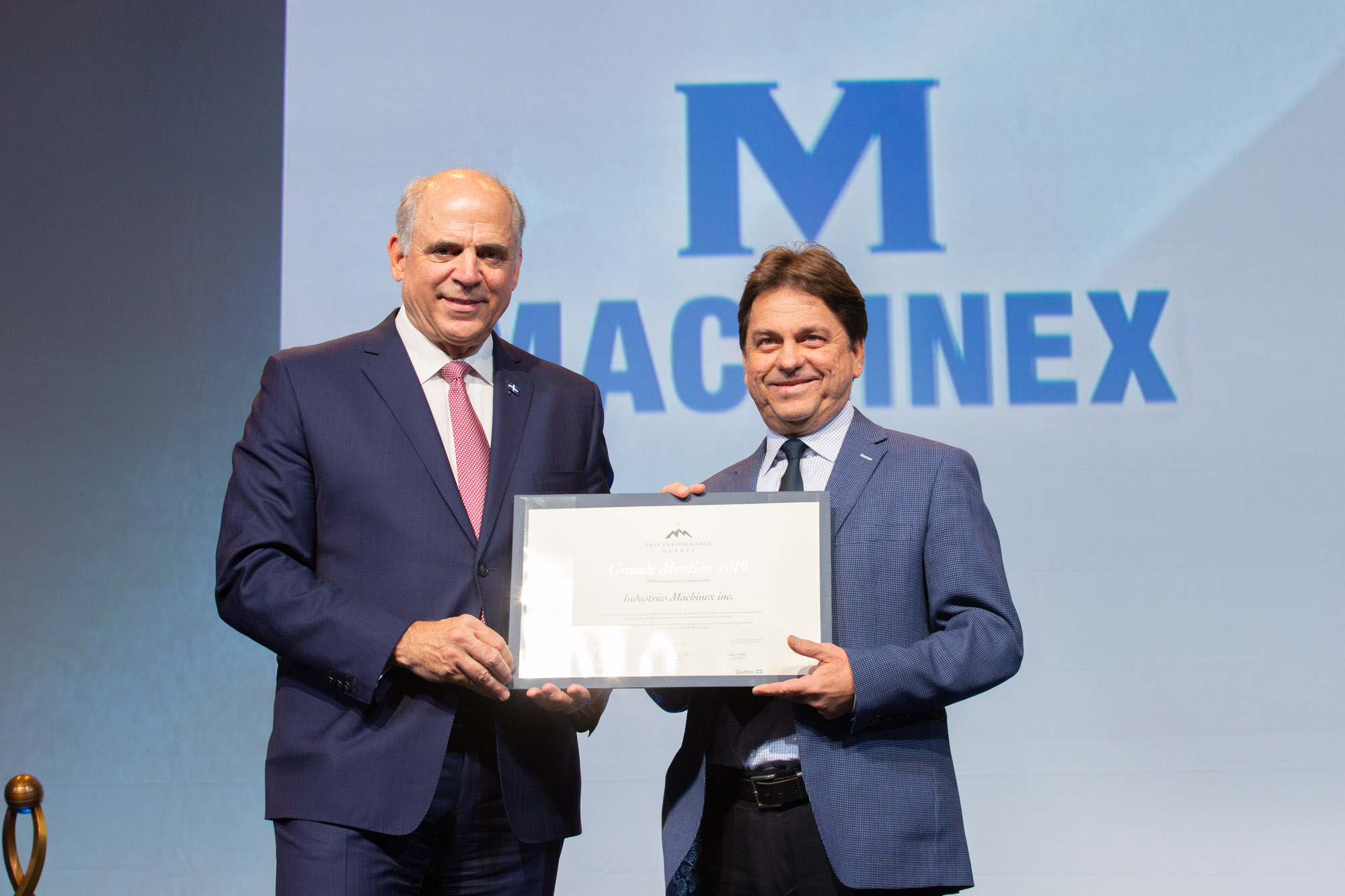 Machineaxe Nair Industries Machinex remporte une Grande Mention lors des Prix ...
