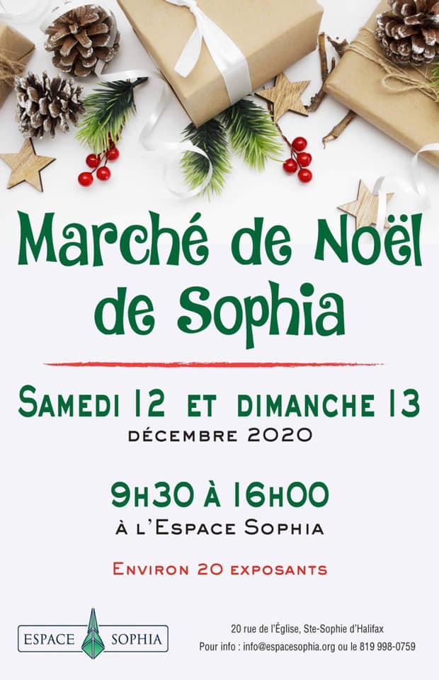 Marché de Noël à SainteSophied'Halifax La Nouvelle Union et L