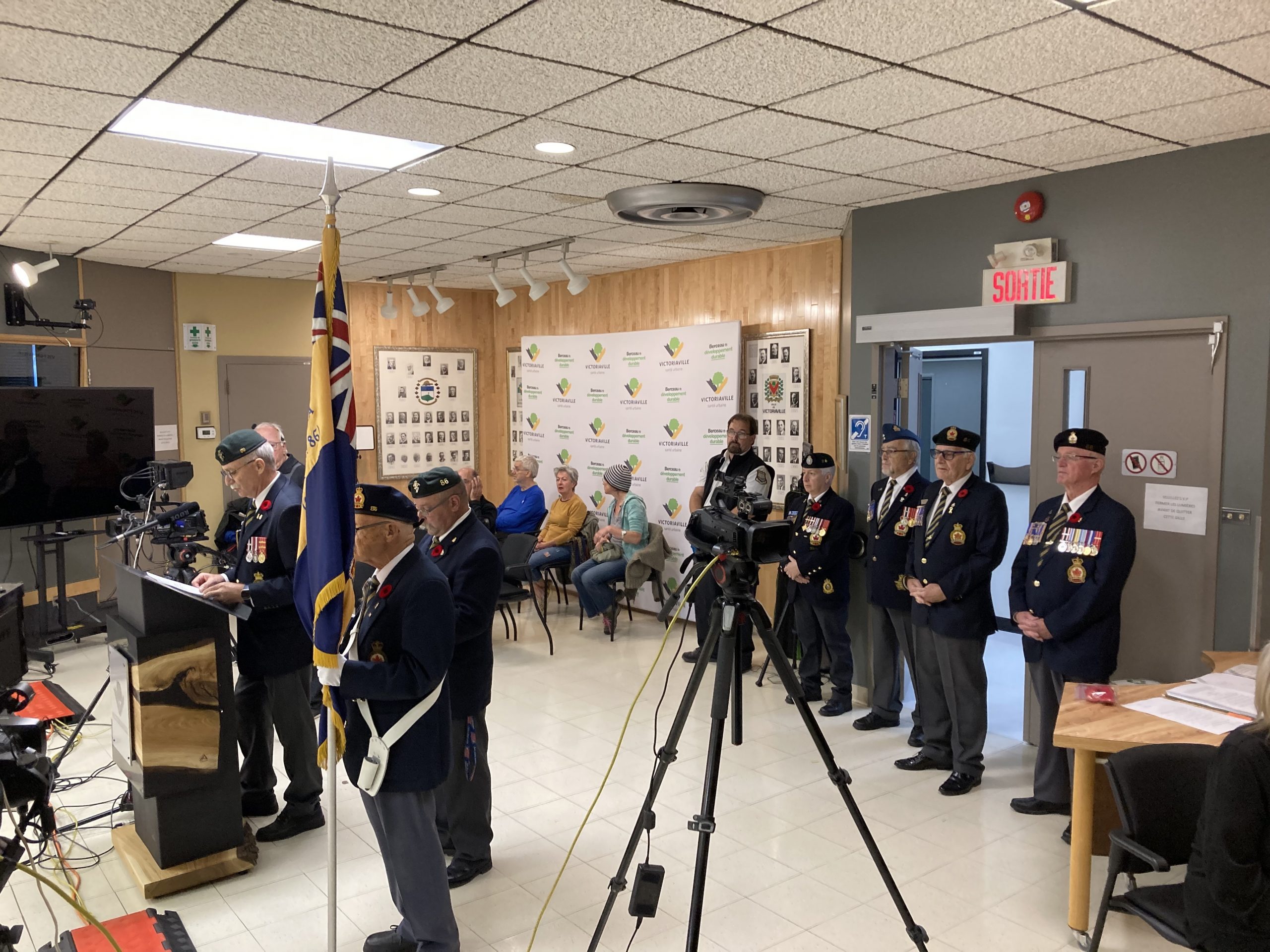 Proclamation de la campagne du coquelicot La Nouvelle Union et L