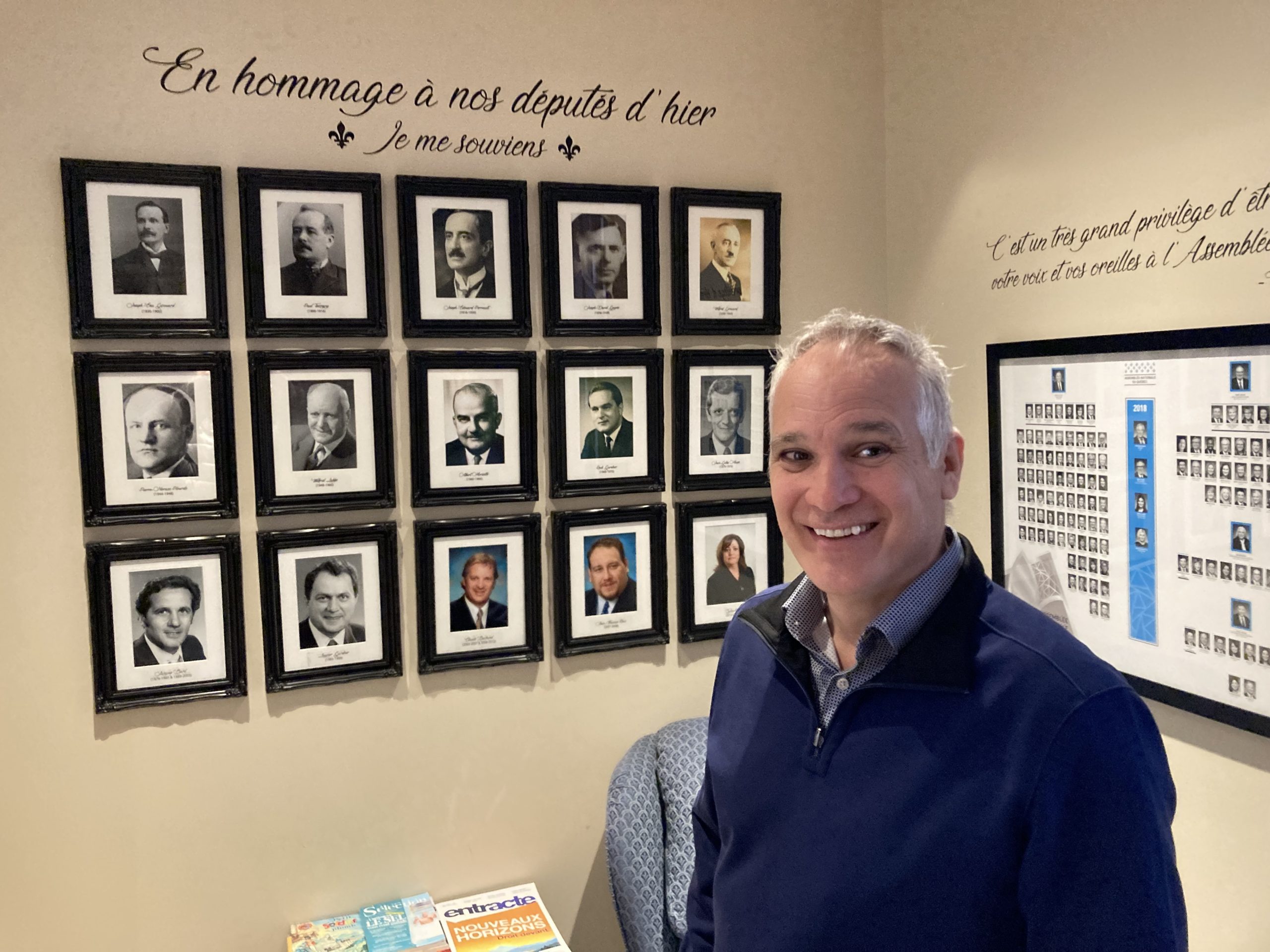 Eric Lefebvre enthousiaste en vue de la nouvelle année La Nouvelle