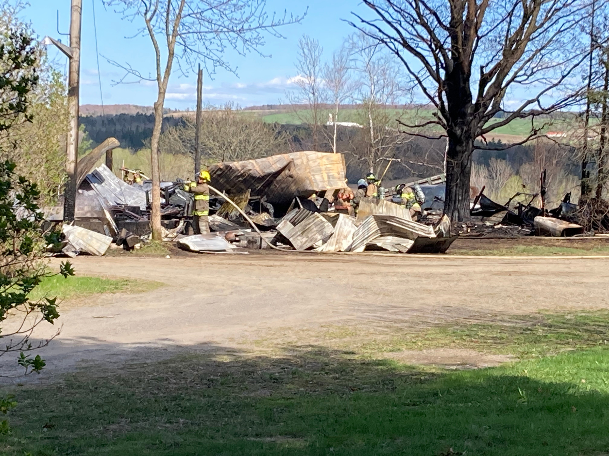 Feu de garage à Tingwick La Nouvelle Union et L’Avenir de l’Érable