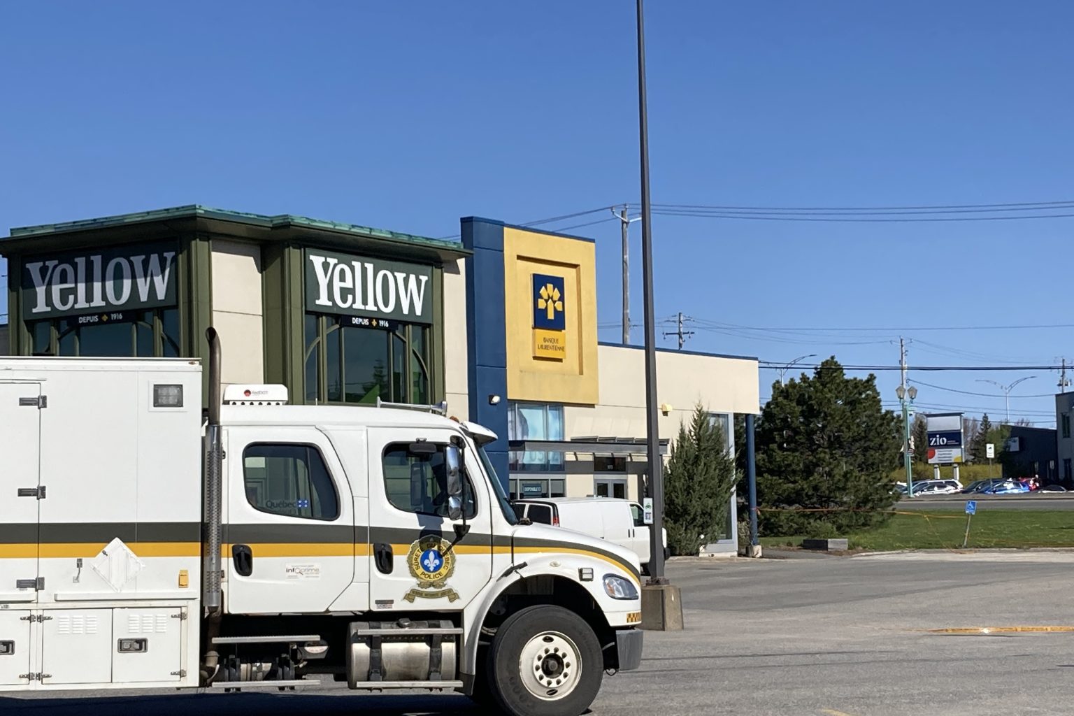 Vol à la Banque Laurentienne de Victoriaville La Nouvelle Union et L