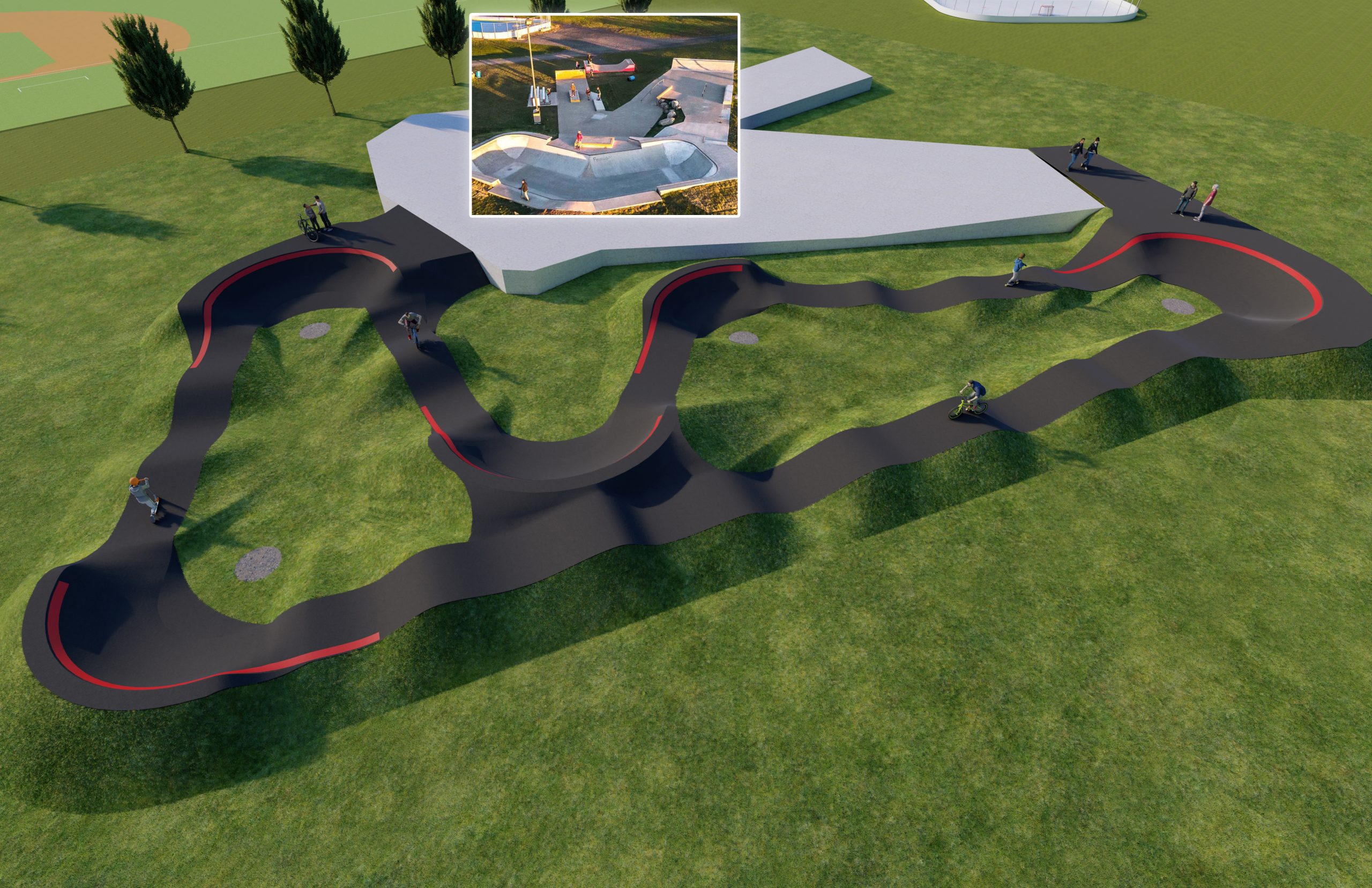 Un pumptrack s'ajoutera à l'offre du parc Multisports à Princeville ...
