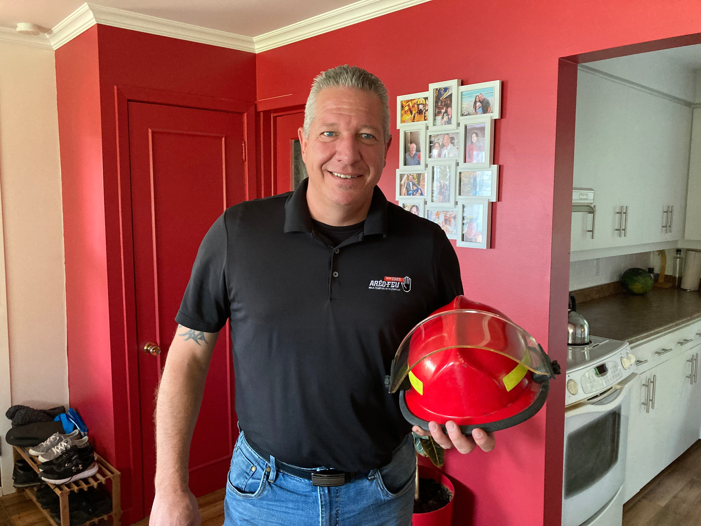 Départ à la retraite du capitaine aux incendies à SaintFerdinand La