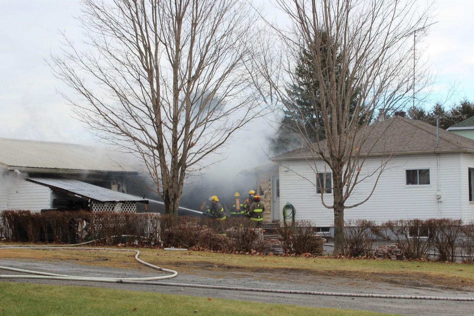 Garage incendié à Tingwick La Nouvelle Union et L’Avenir de l’Érable