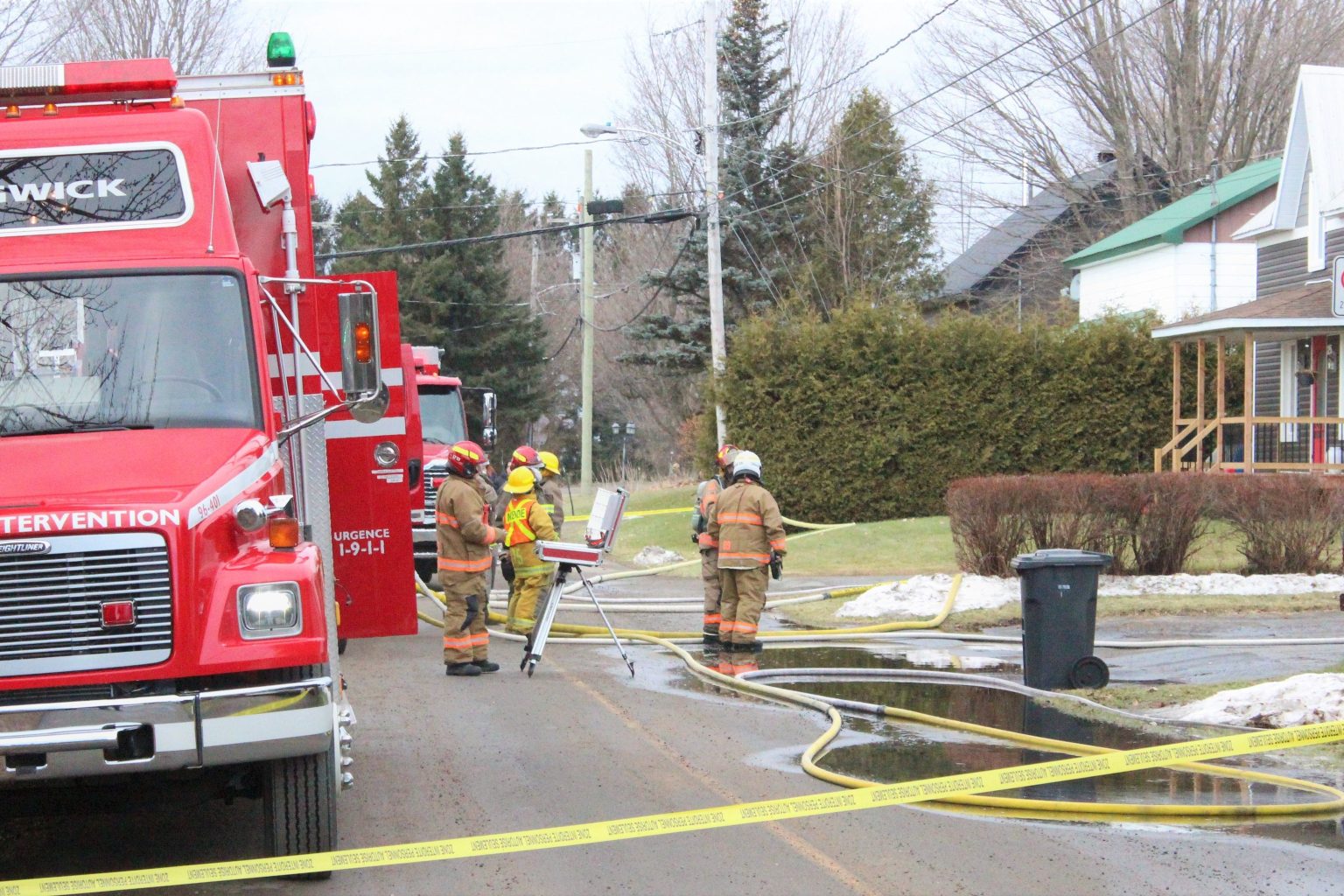 Garage incendié à Tingwick La Nouvelle Union et L’Avenir de l’Érable