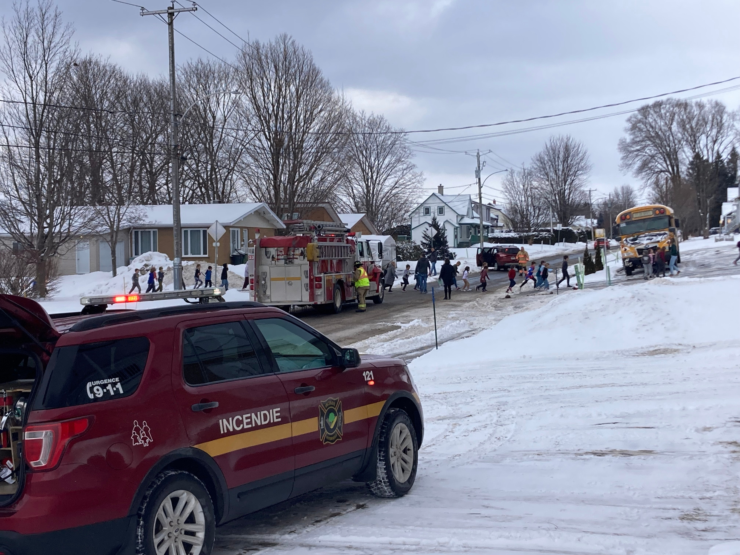 L'école NotreDamedesBoisFrancs évacuée La Nouvelle Union et L