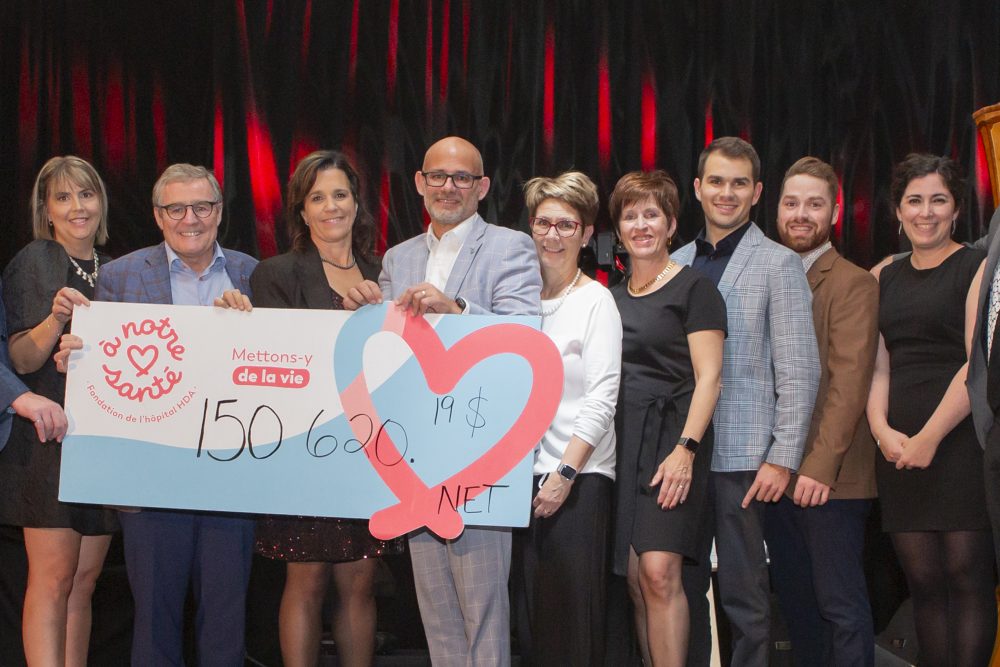 Plus de 150 000 $ récoltés pour la Fondation À Notre Santé - La ...