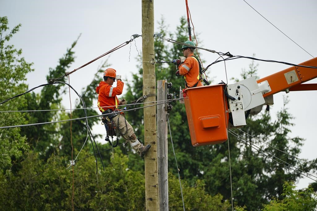 Moins de 5000 clients sont privés d’électricité lundi au Québec