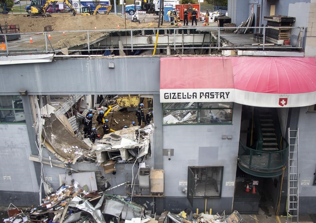 Effondrement d’un immeuble de Vancouver: le corps d’un employé sorti des décombres