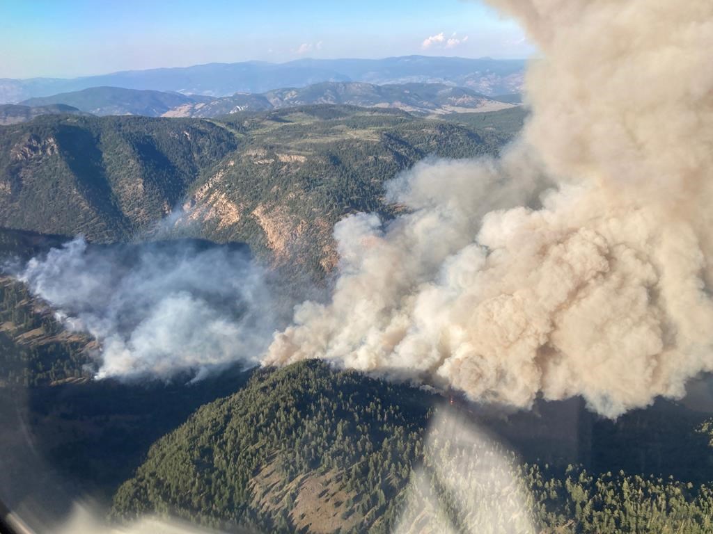 Un feu de forêt imprévisible contraint les autorités à étendre la zone d’évacuation