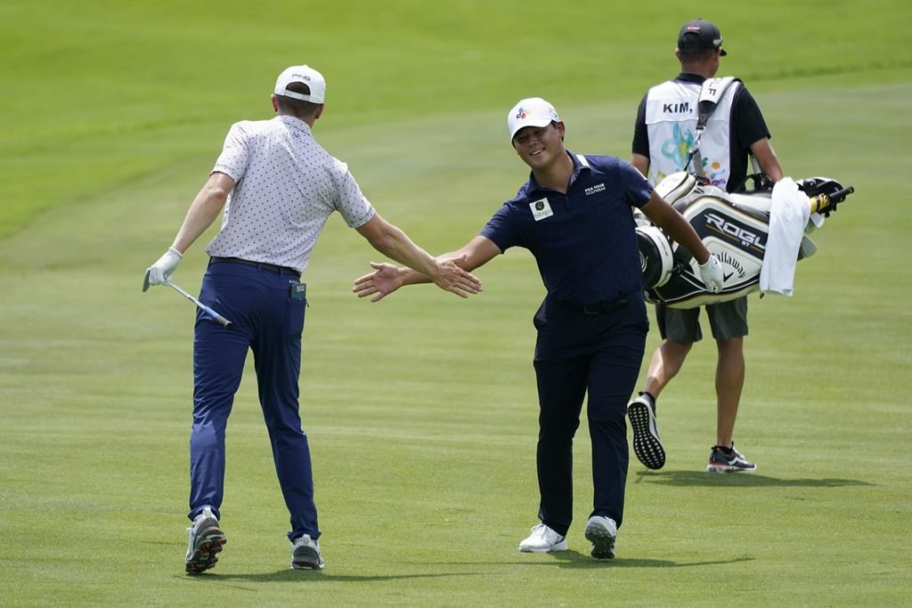 Golf: Kim et Spaun jouent 62 et se partagent le premier rang au Championnat St. Jude